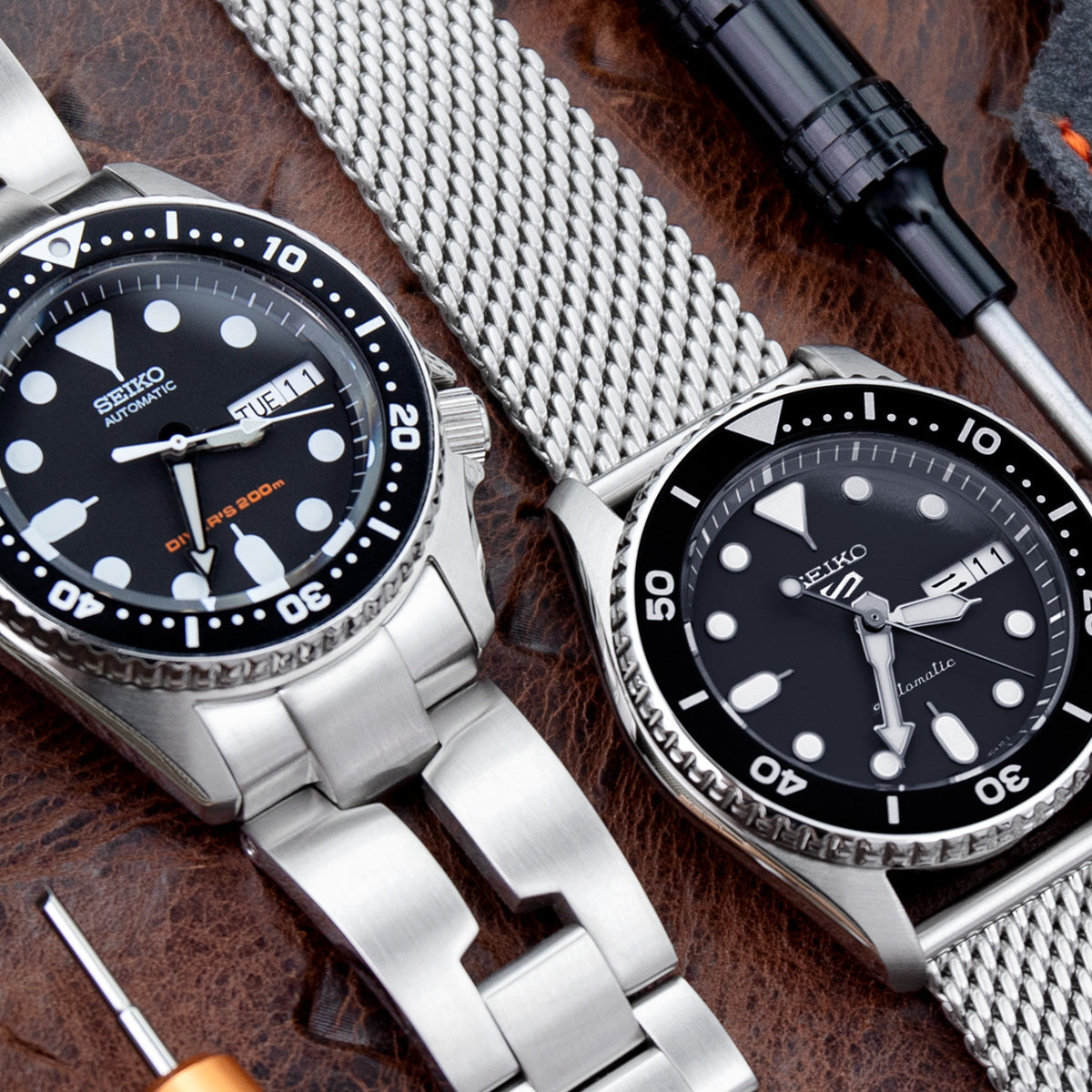 38mm Seiko SKX013 vs Seiko 5 Sports 38mm SRPK29 