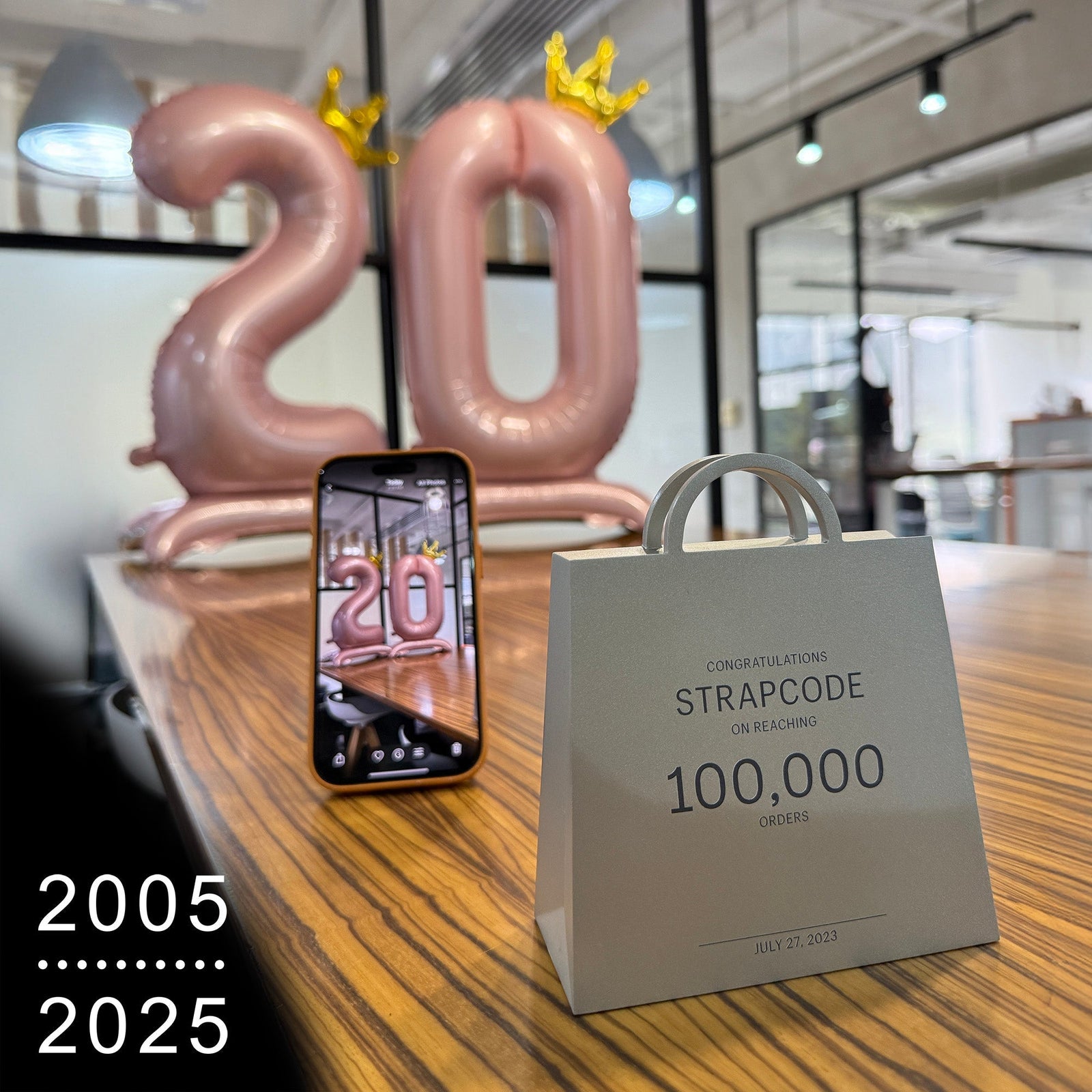 Strapcode 20 Years Together Thank You Celebration Campaign