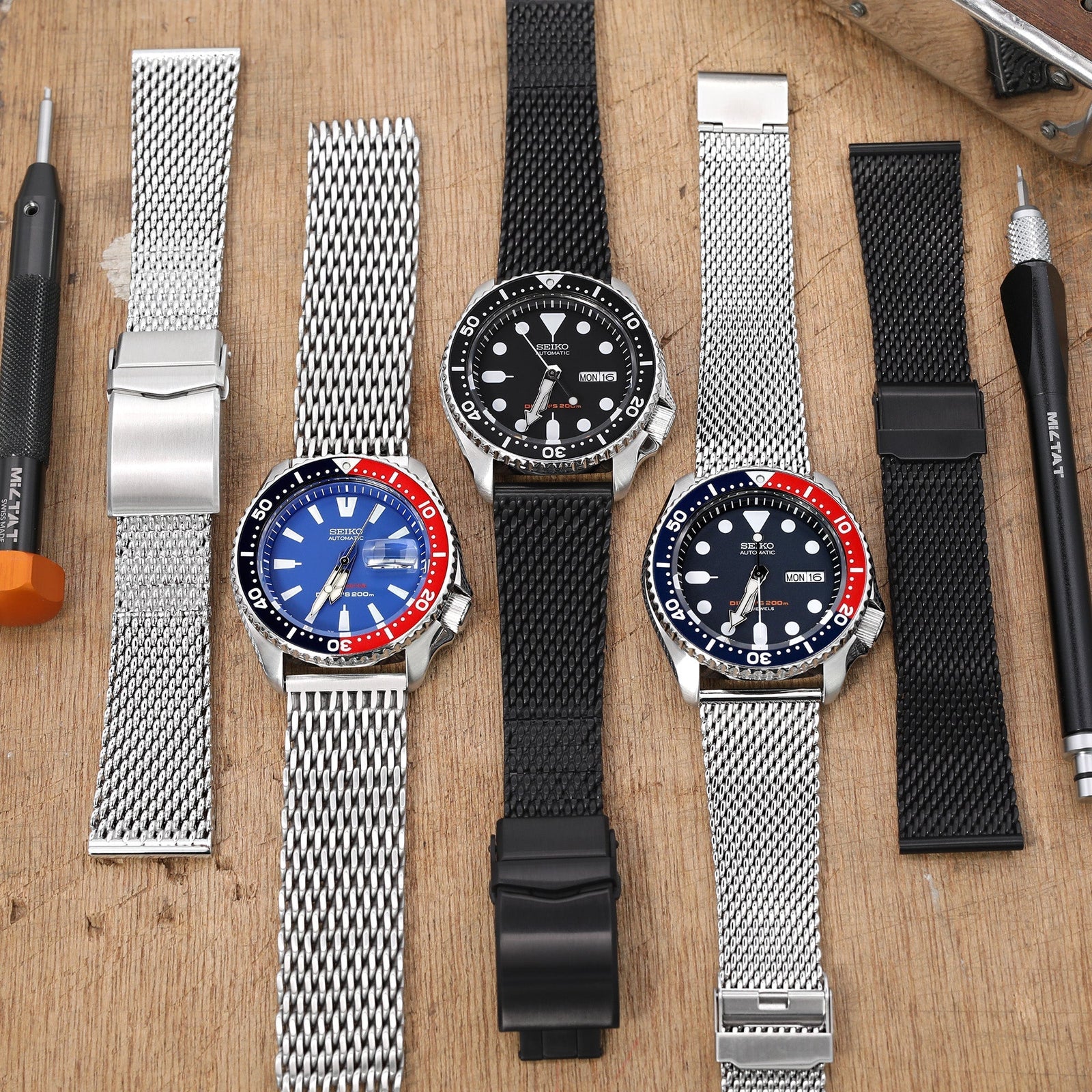 أفضل سوار شبكي ملائم لساعتك SKX! (يشبه Seiko 5 Sports)