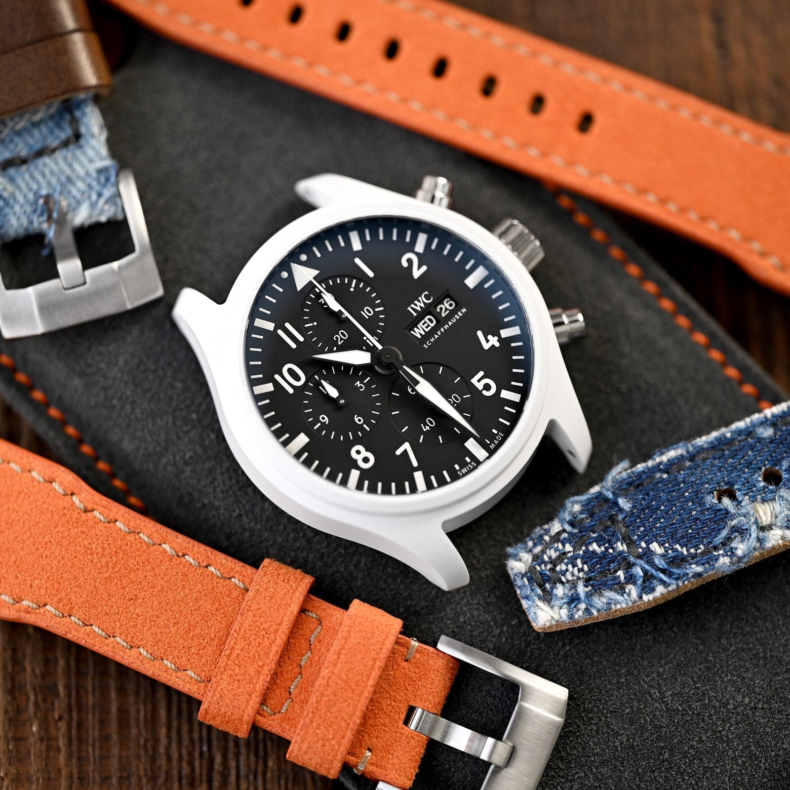 Hands-On: IWC Pilot Chronograph Top Gun Lake Tahoe IW389105 in White Ceramic