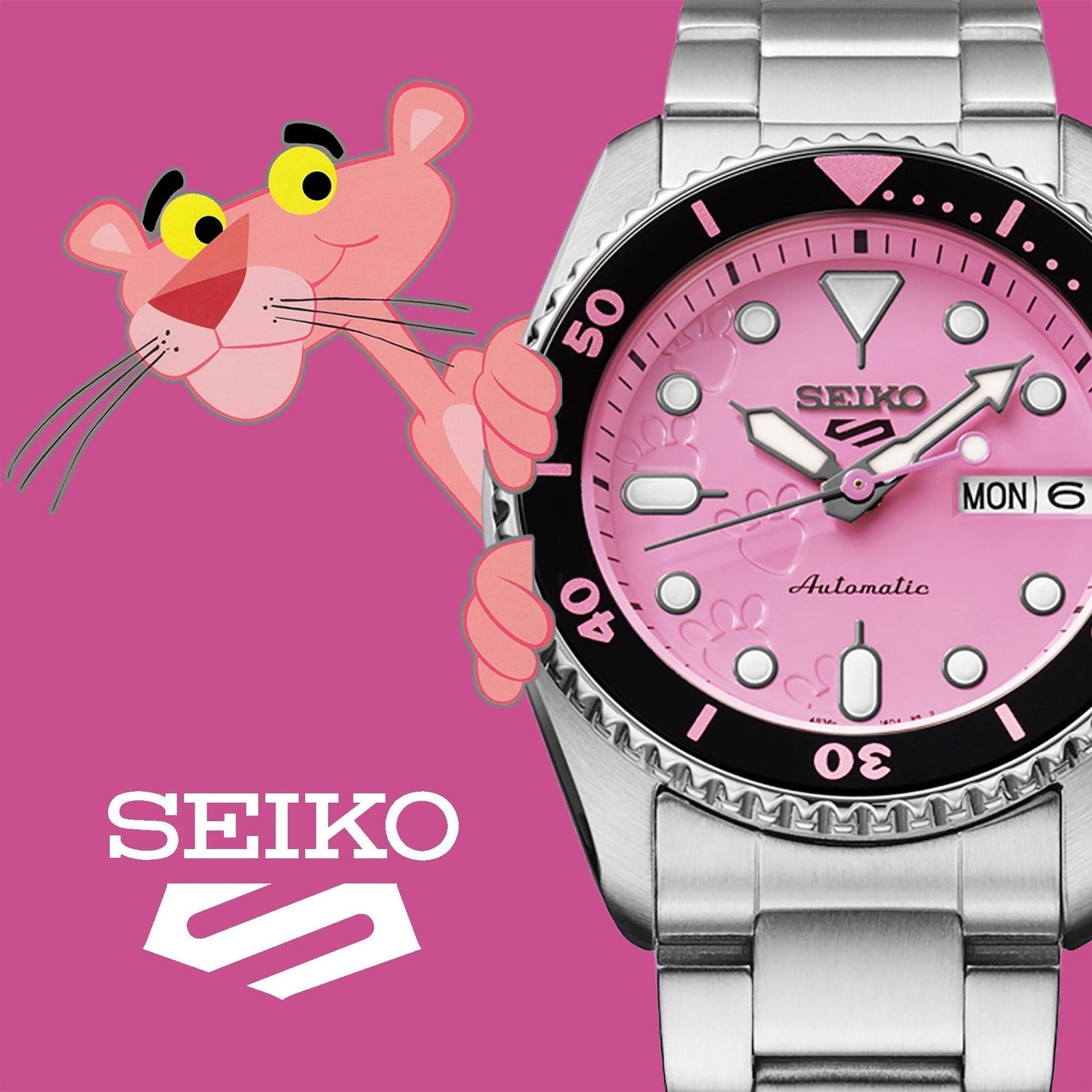 Seiko 5 Sports Pink Panther SRPM07 review