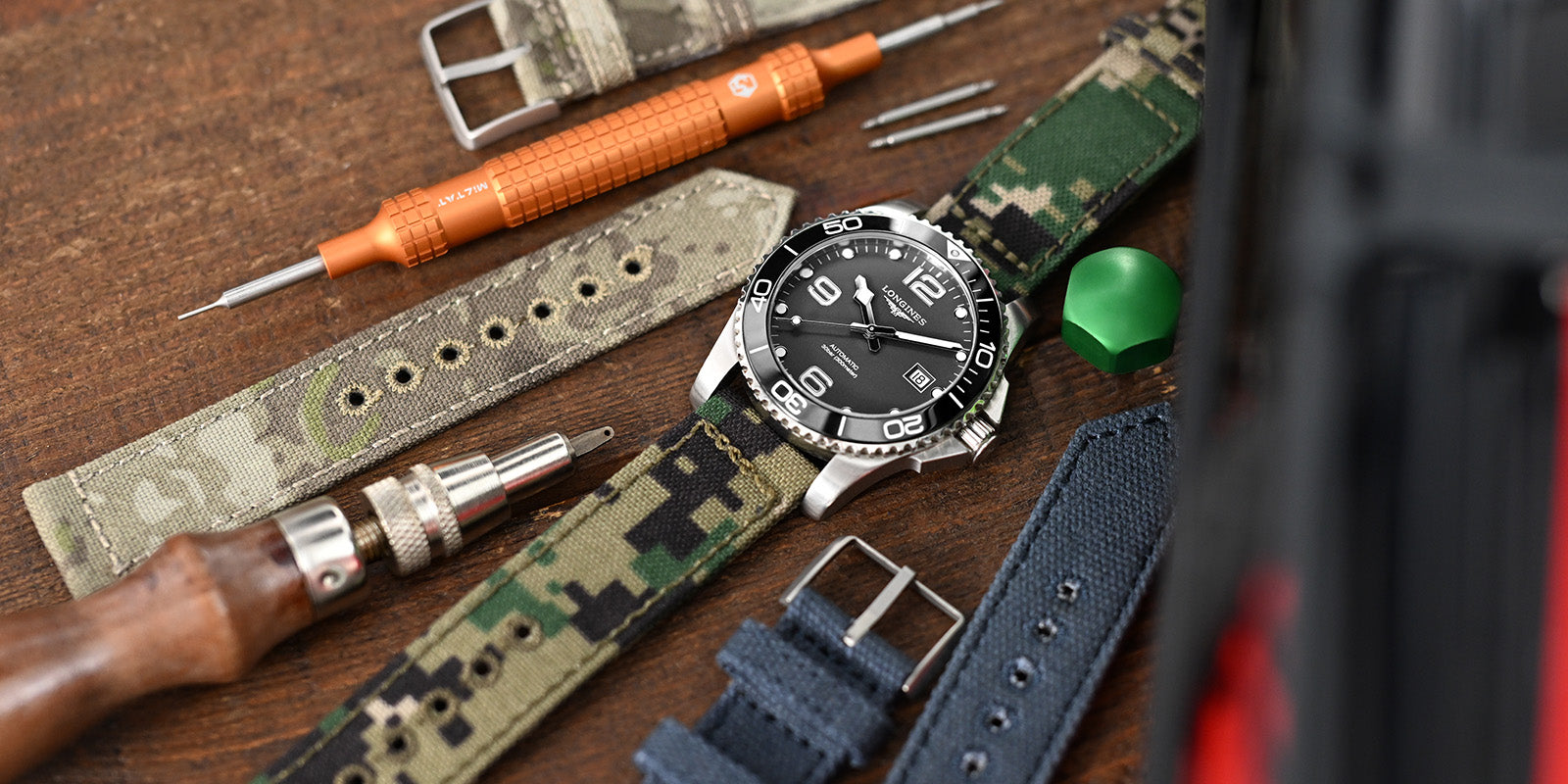 WW2 canvas watch strap, nylon watch bands