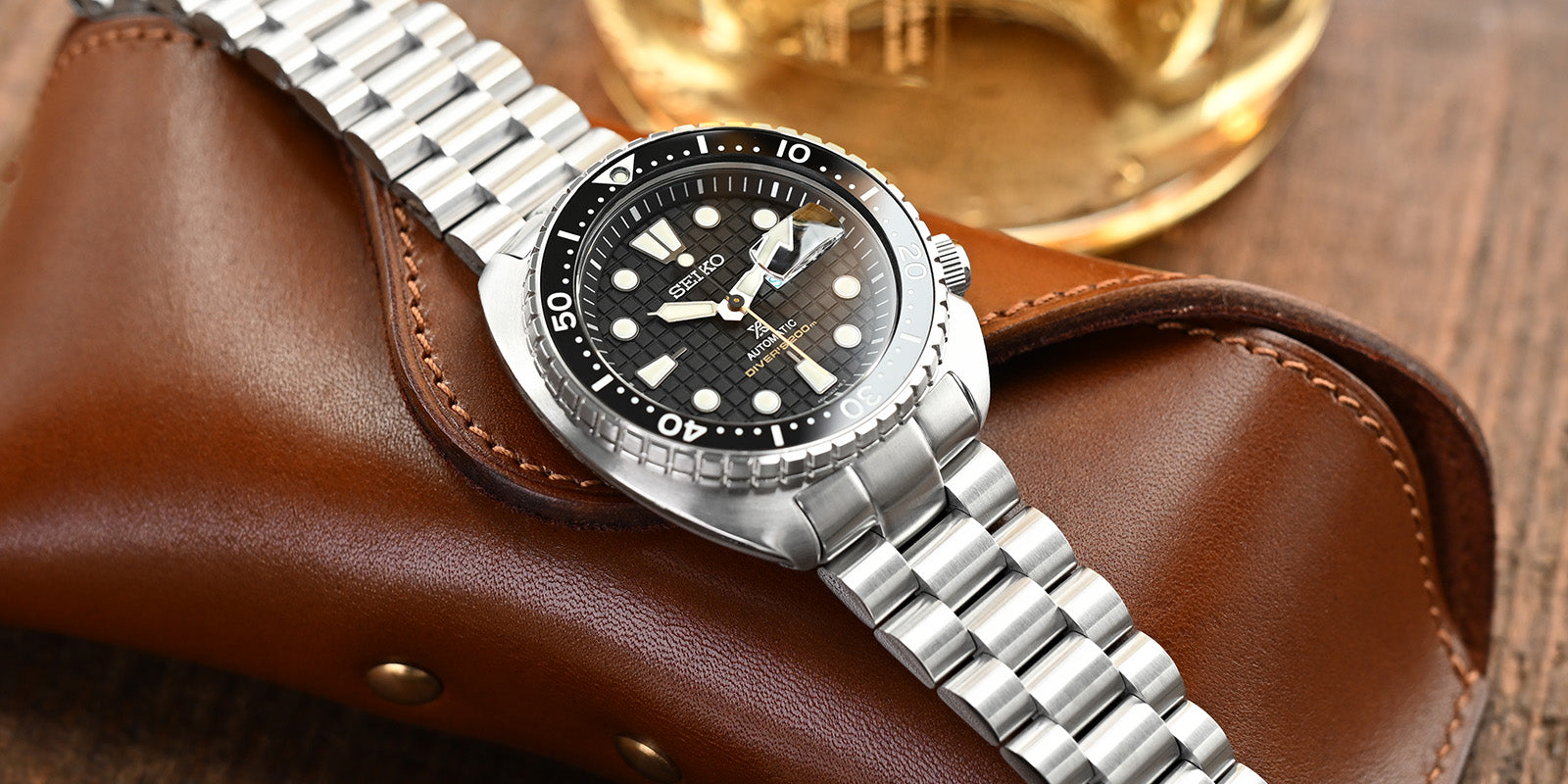 Custom watch bands for Seiko King Turtle, Seiko Turtle SRPF77 by Strapcode