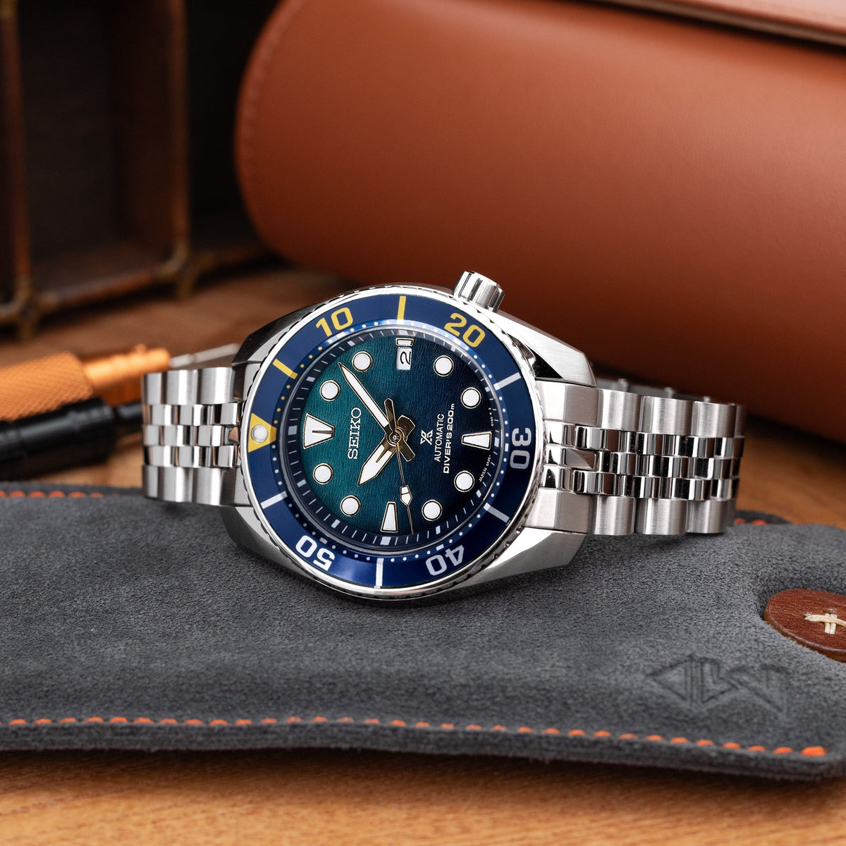 Seiko Prospex Zimbe 18 Thailand Limited Edition Watch SPB425 watch band by Strapcode