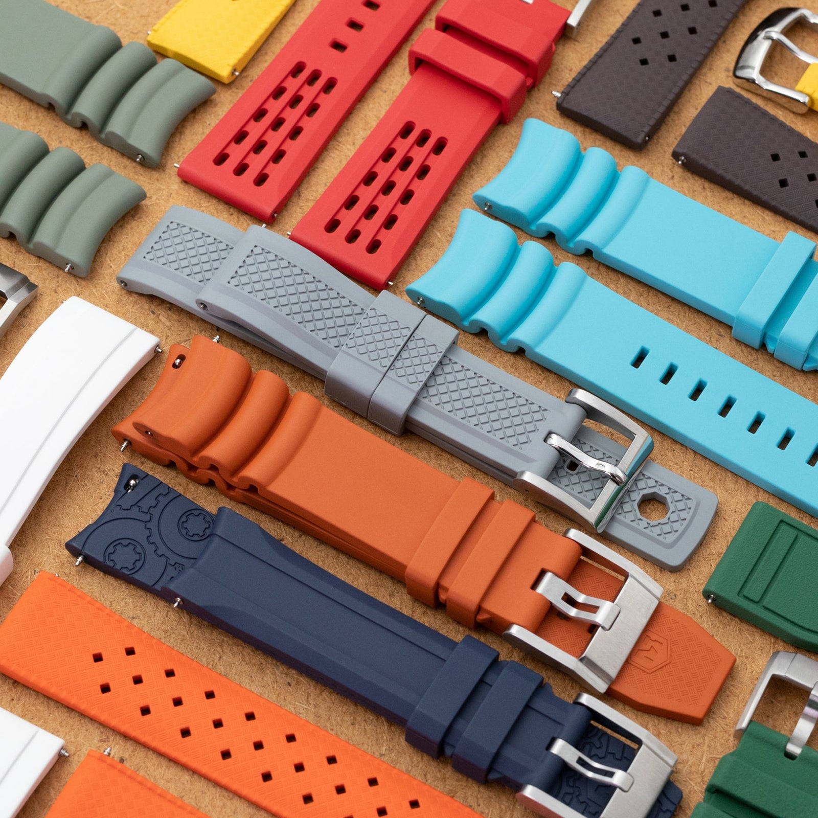 FKM Rubber Watch Bands