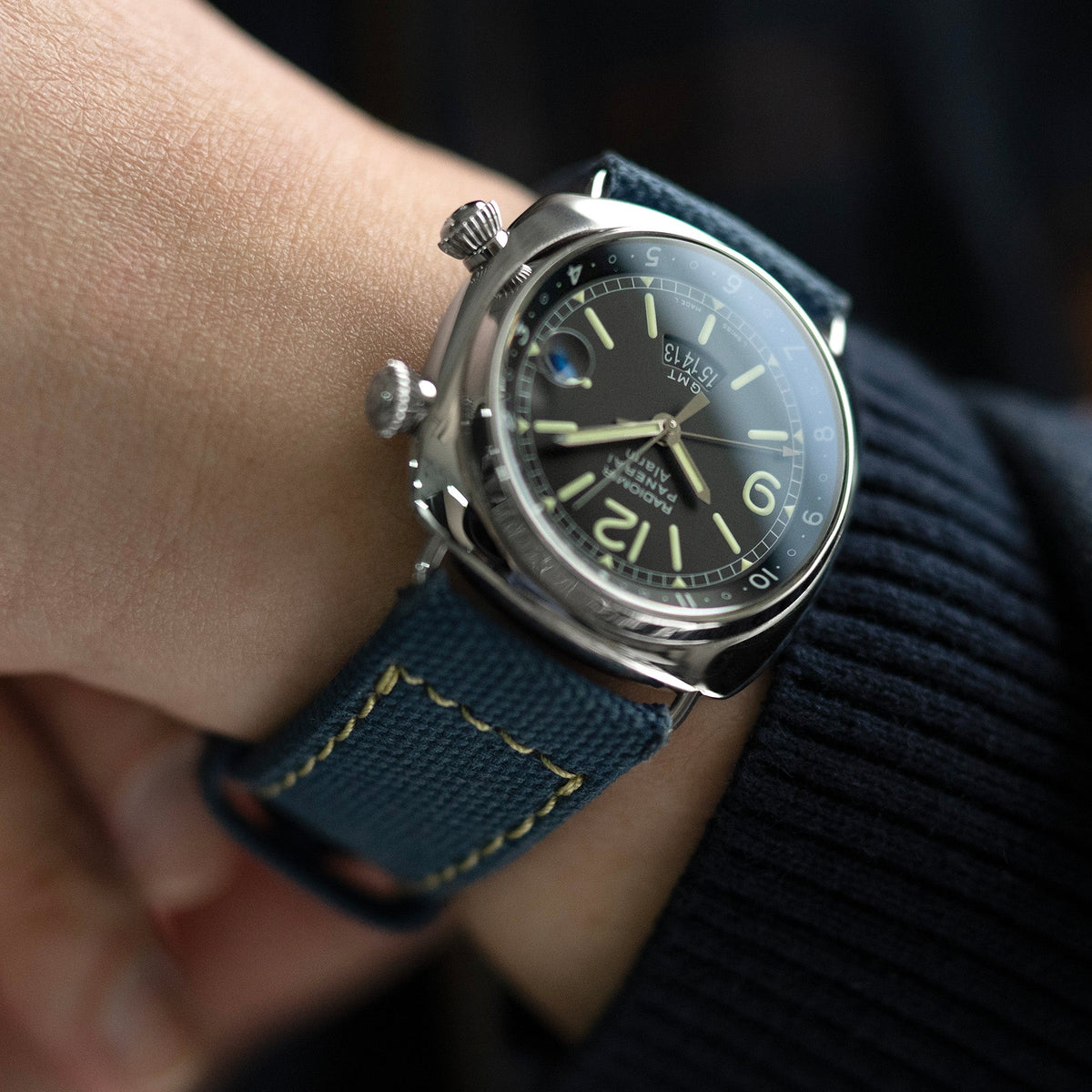 Panerai Radiomir GMT Alarm PAM98 Strapcode watch bands