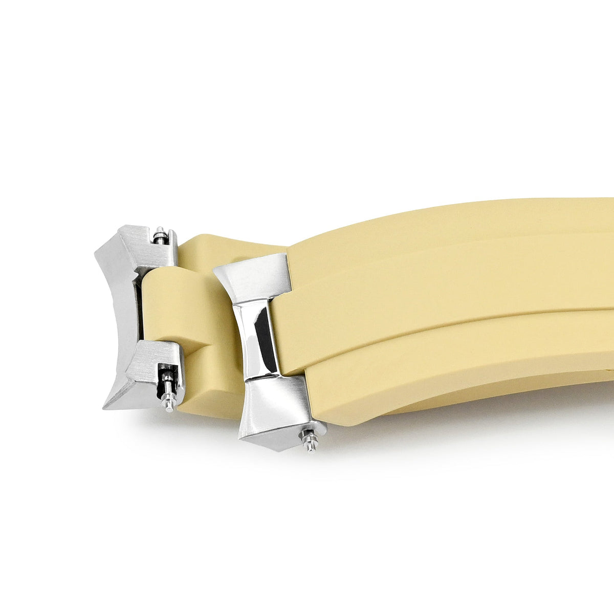 20mm Crafter Blue - MX03-733 Khaki FKM Rubber Strap With End Links compatible with Hamilton Khaki Field 38mm Strapcode watch bands