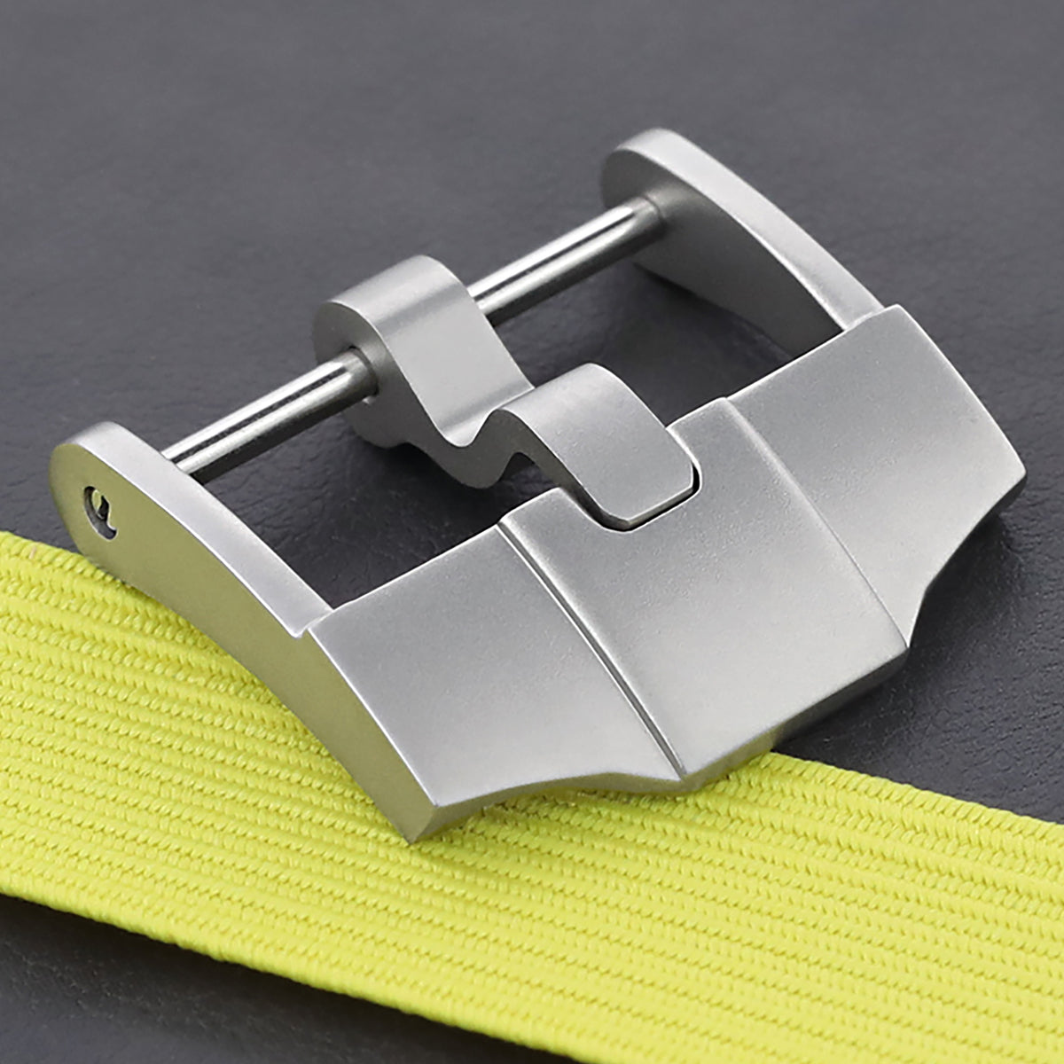24mm High Quality 316L Stainless Steel Screw-in 6mm Tongue Sandblasted Buckle, designed for Audemars Piguet