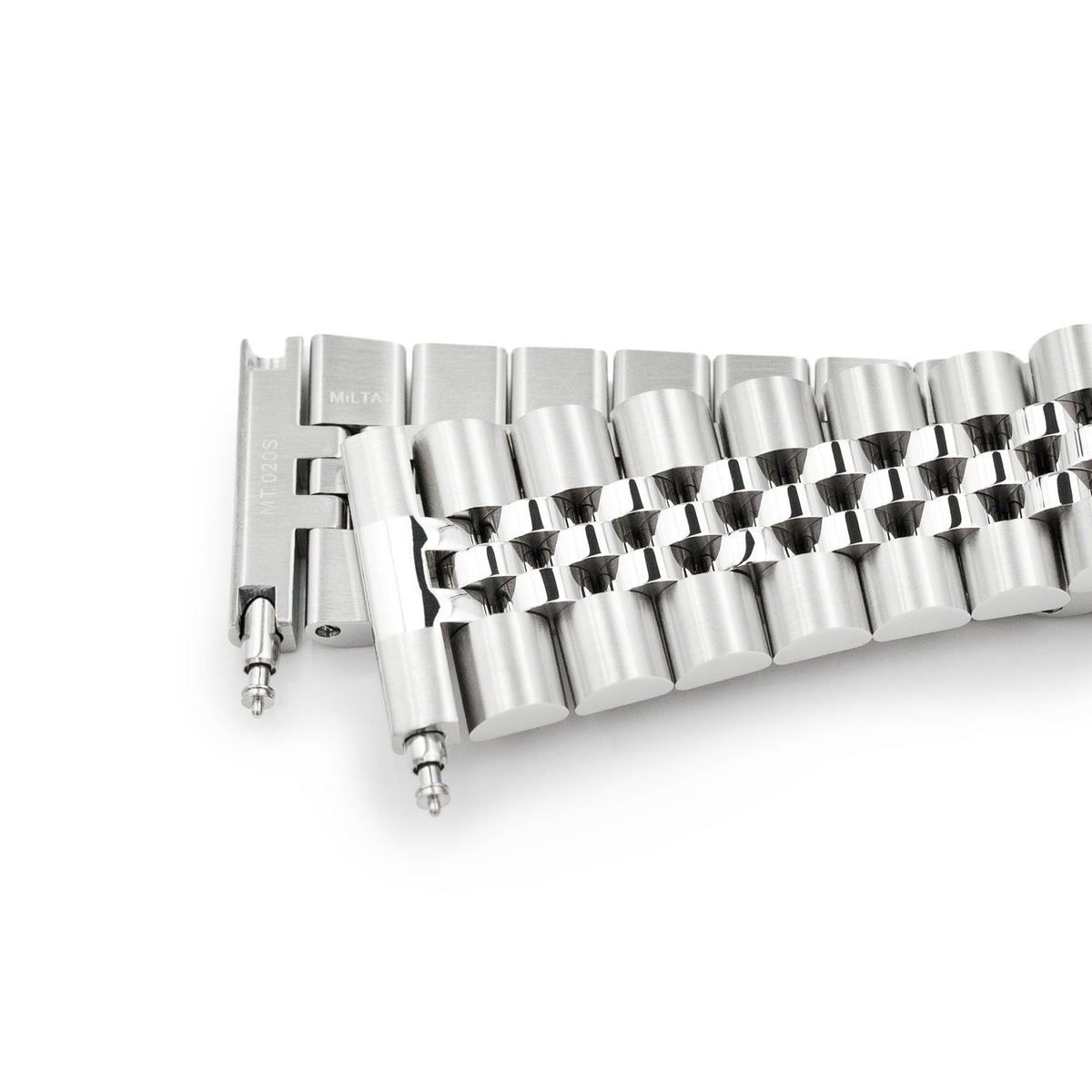 22mm Super-J Louis Stainless Steel Straight End Bracelet