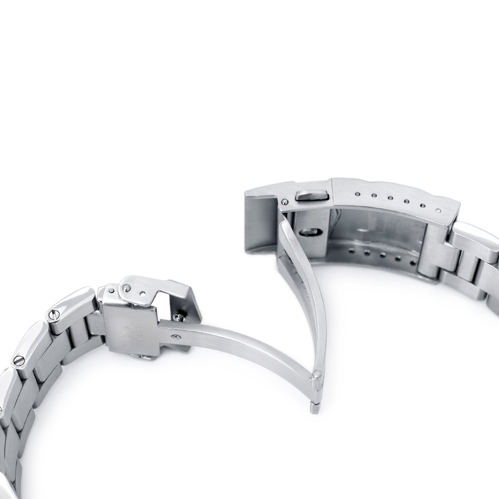 Bracelet montre Super-O Boyer 22mm pour Seiko SKX007 SKX009 SKX011, acier inoxydable brossé, boucle de plongée SUB 18mm