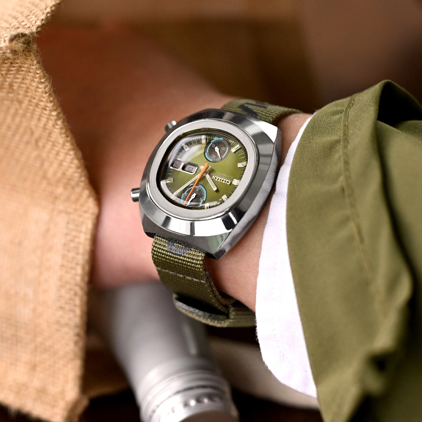 The General Service Strap set of TWO (Khaki & Olive) by HAVESTON Straps Strapcode Watch Band