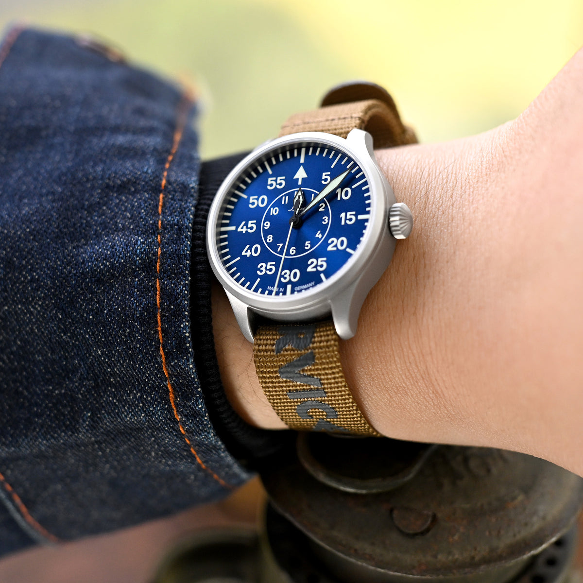 The General Service Strap set of TWO (Khaki &amp; Olive) by HAVESTON Straps