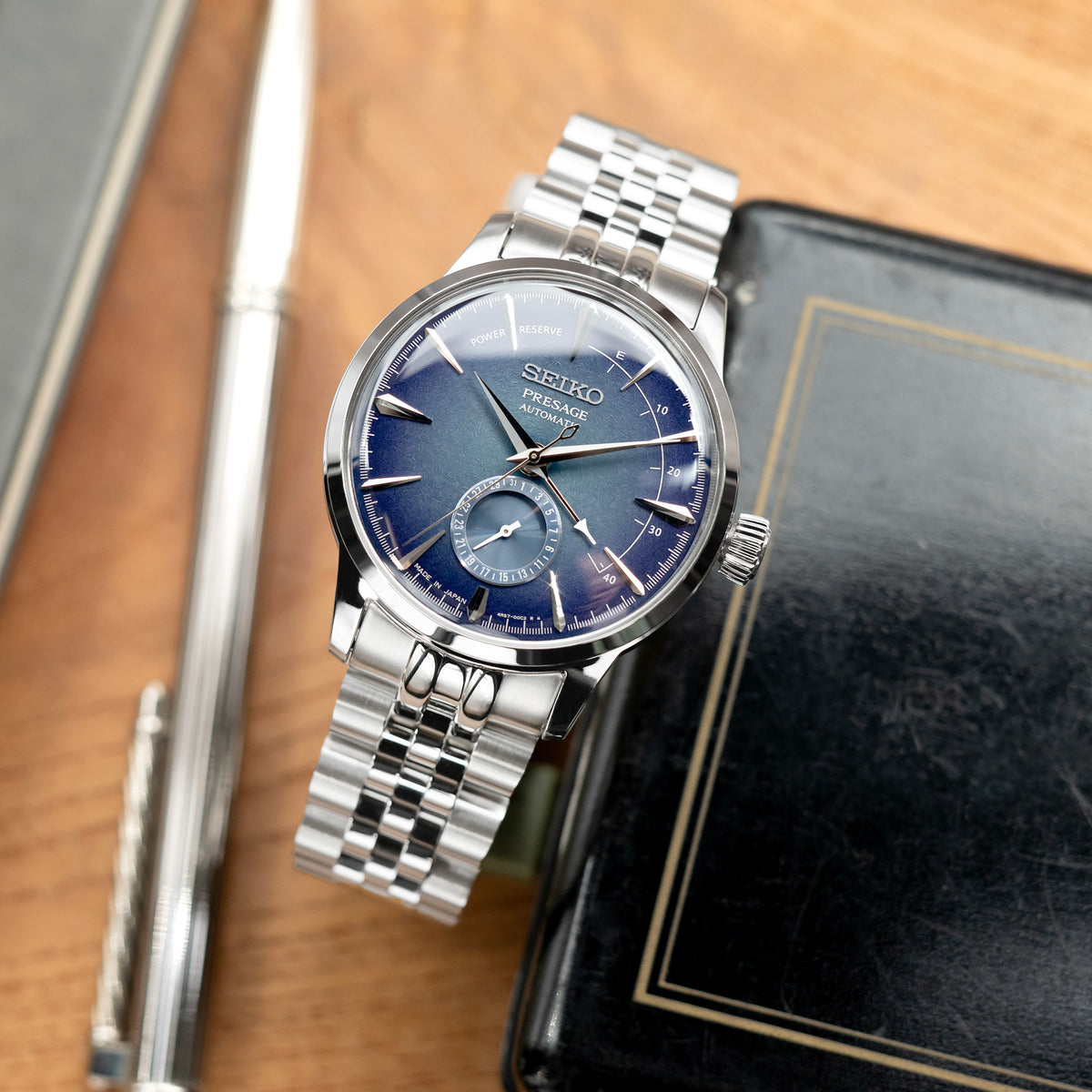 Angus-J Louis 20mm Stainless Steel Bracelet for Seiko Cocktail SSA345 SRPB41 SSA341