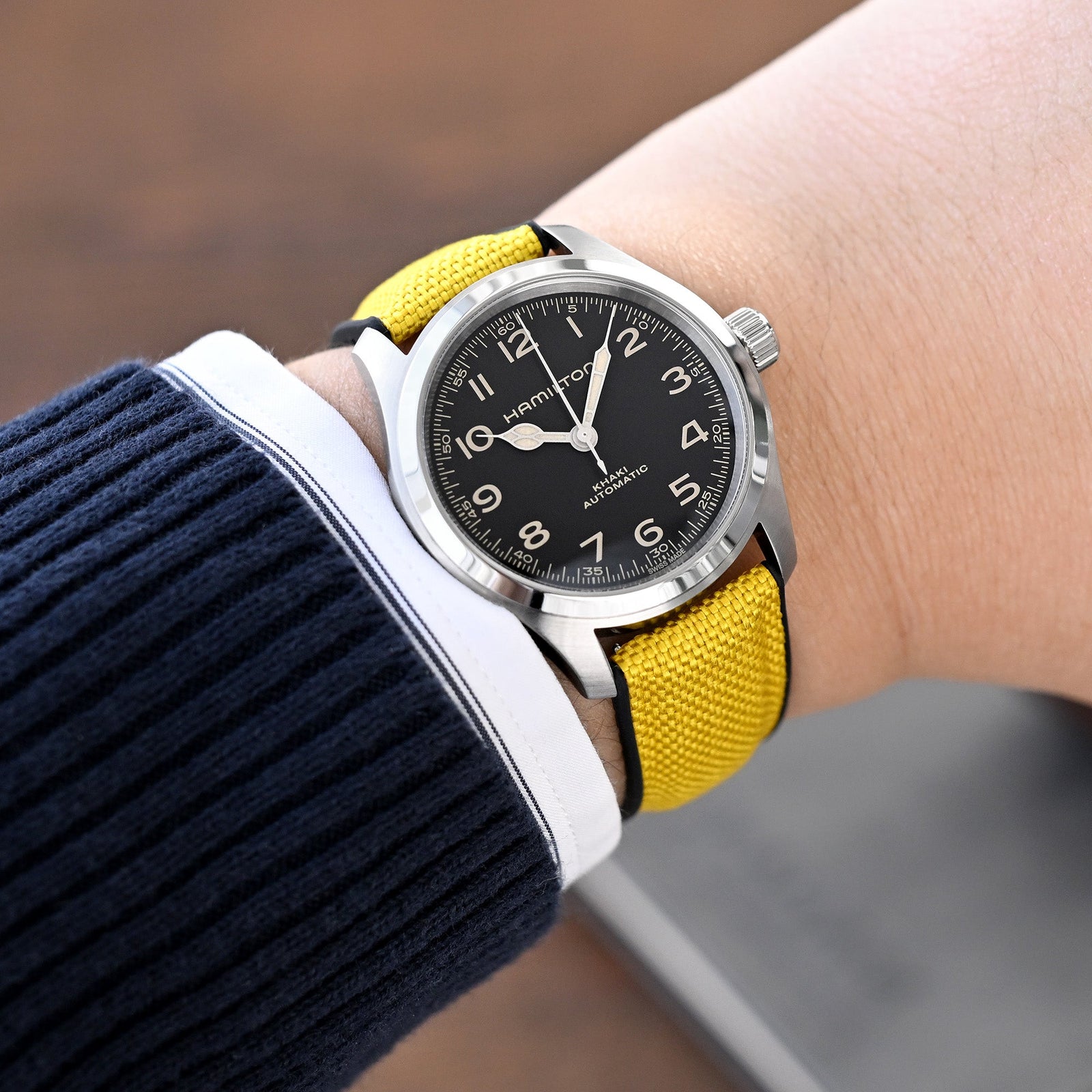 Hamilton Khaki Field 38mm Murph Auto H70605731 Strapcode watch bands