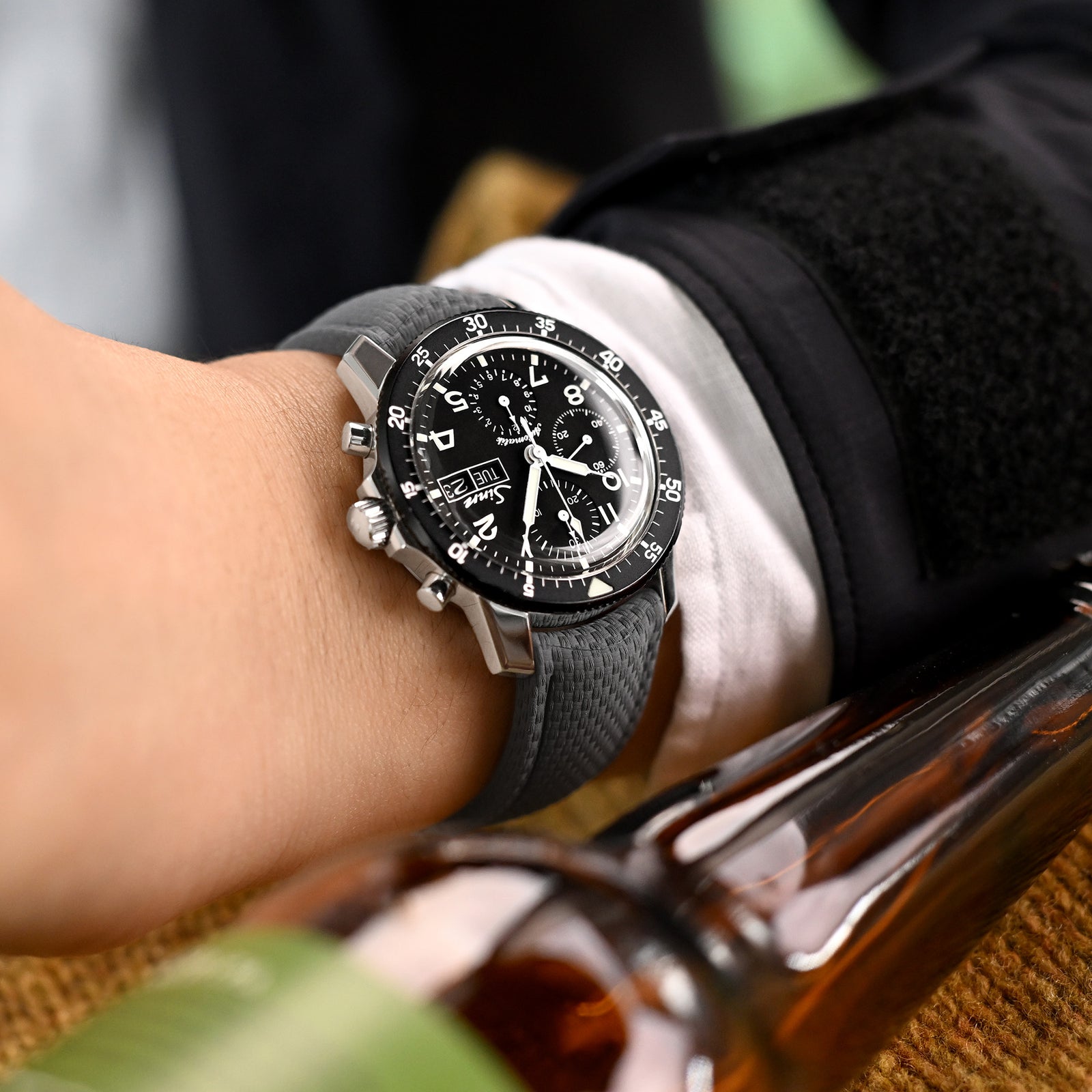 Sinn EZM 3F; Sinn 103 ST Pilot Chronograph Automatic Watch Strapcode watch bands