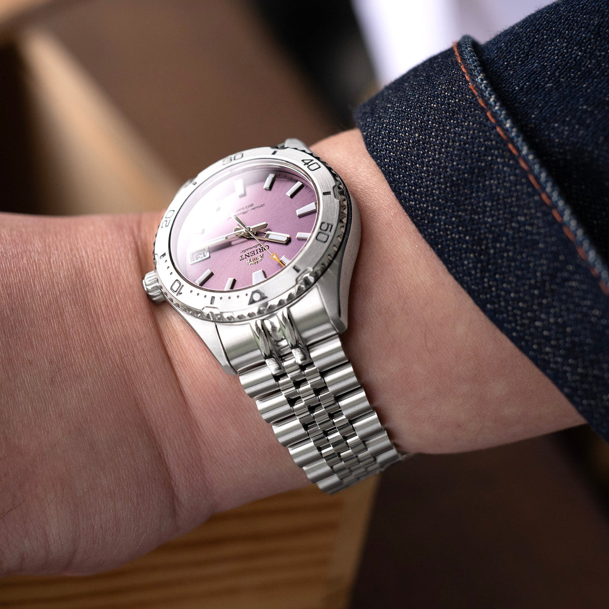 Orient-Mako-40-Sports-Lilac Strapcode Watch Bands