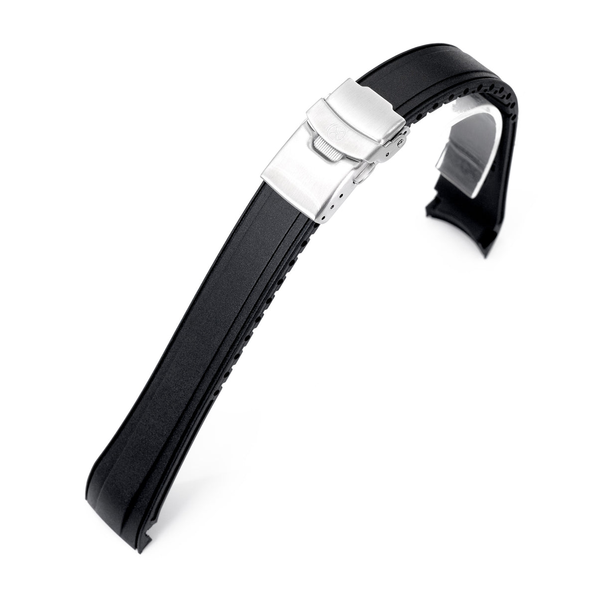 StrapXPro - SAP1A Rubber Strap for Seiko Alpinist SARB017 Series, Black Strapcode watch bands