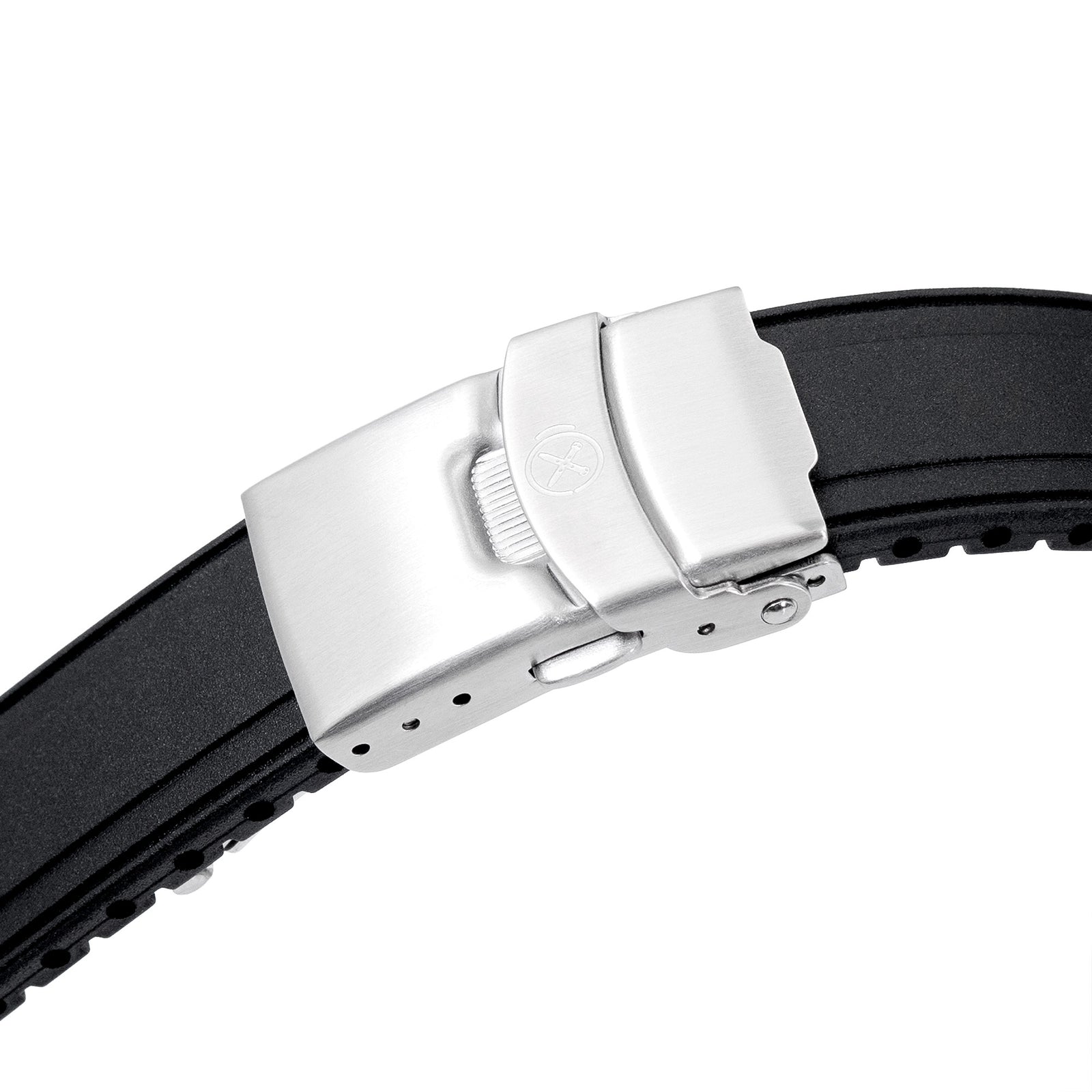 StrapXPro - SAP1A Rubber Strap for Seiko Alpinist SARB017 Series, Black Strapcode watch bands