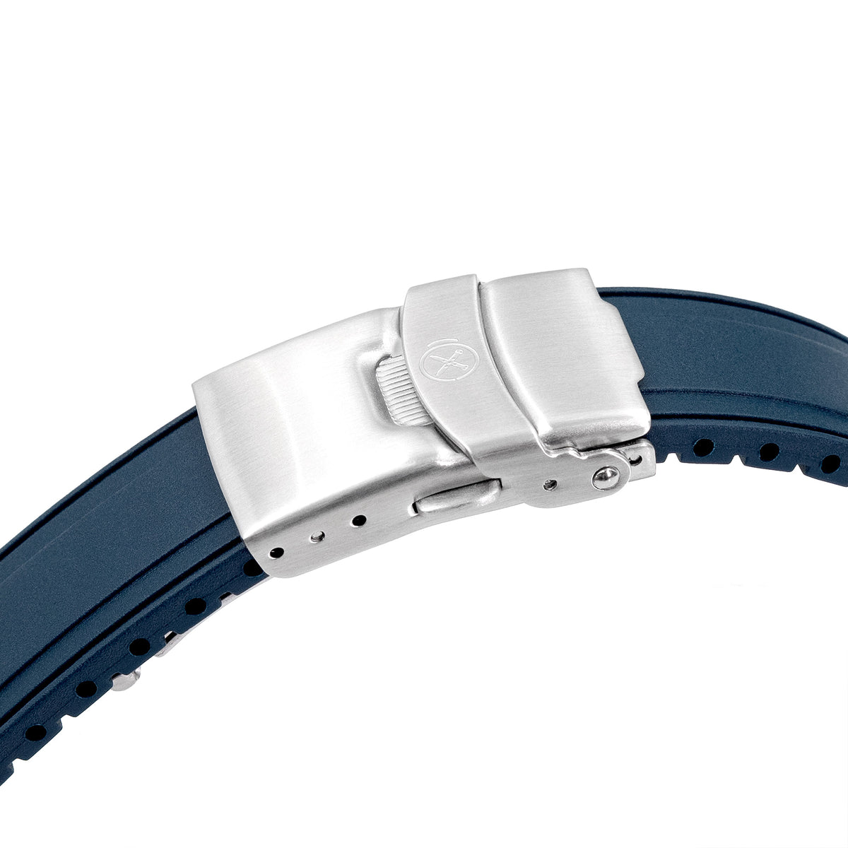 StrapXPro - SAP1A Rubber Strap for Seiko Alpinist SARB017 Series, Navy Blue Strapcode watch bands