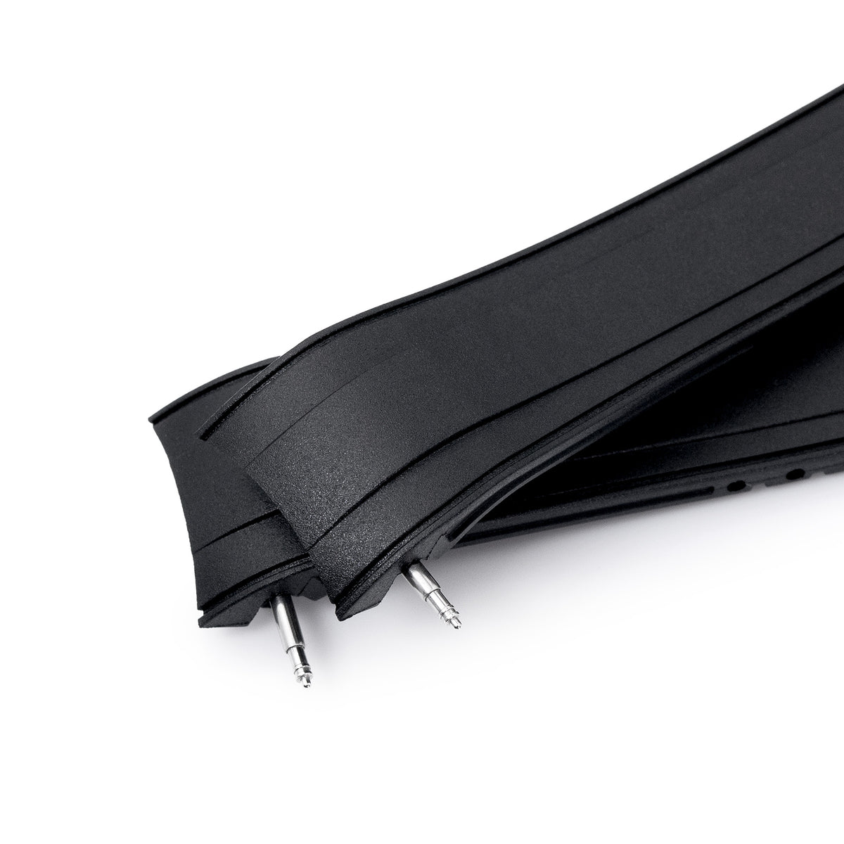 StrapXPro - SX2B (Ver.2) Rubber Strap for New Seiko 5 Sports Field Watch GMT Series, Black Strapcode watch bands