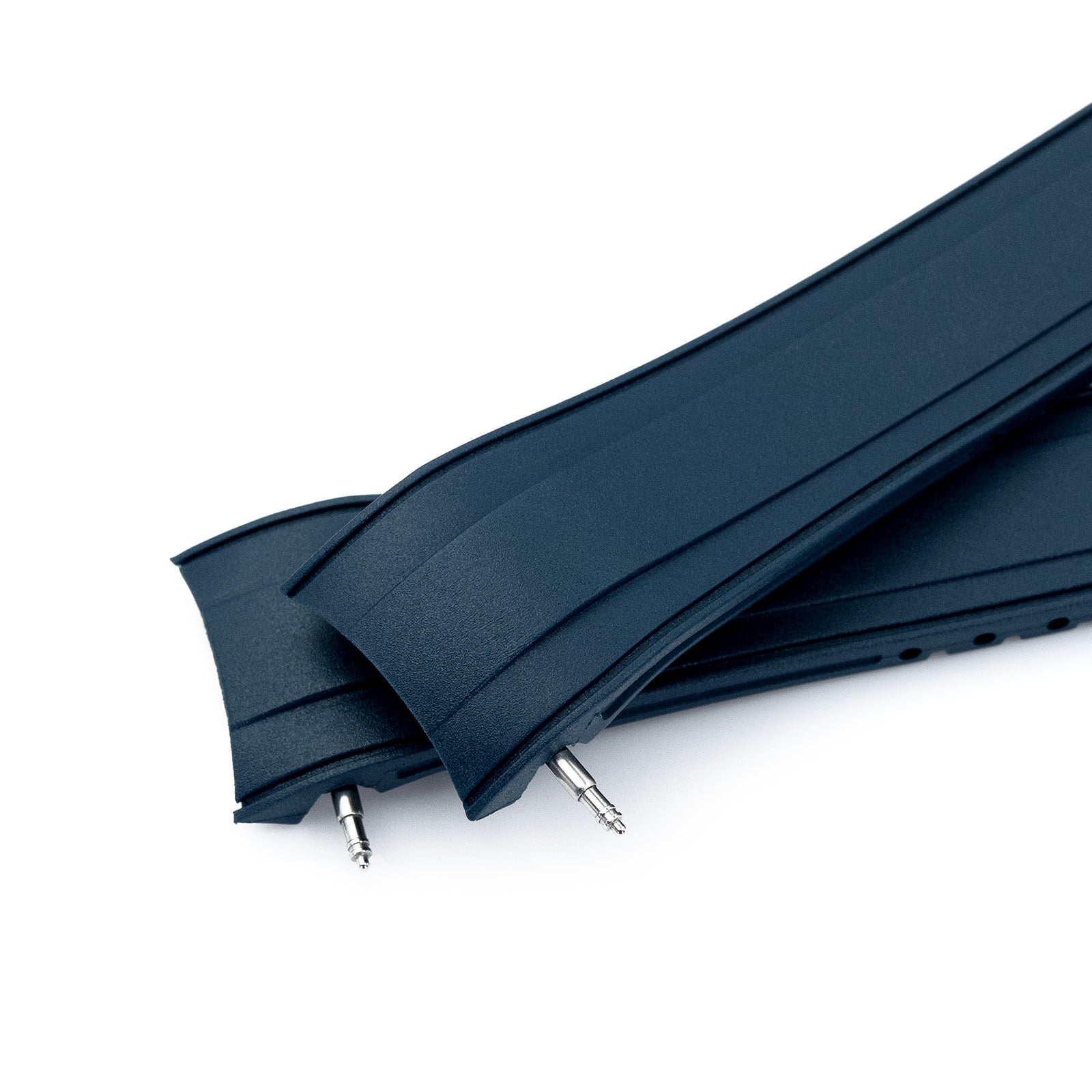 StrapXPro - SX2B (Ver.2) Rubber Strap for New Seiko 5 Sports Field Watch GMT Series, Navy Blue Strapcode watch bands