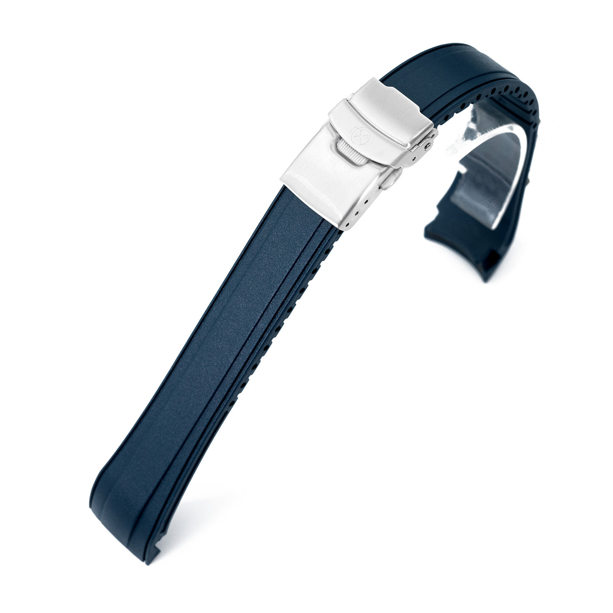 StrapXPro - SX2B Rubber Strap for New Seiko 5 Sports 38mm SRPK29 Series, Navy Blue Strapcode watch bands