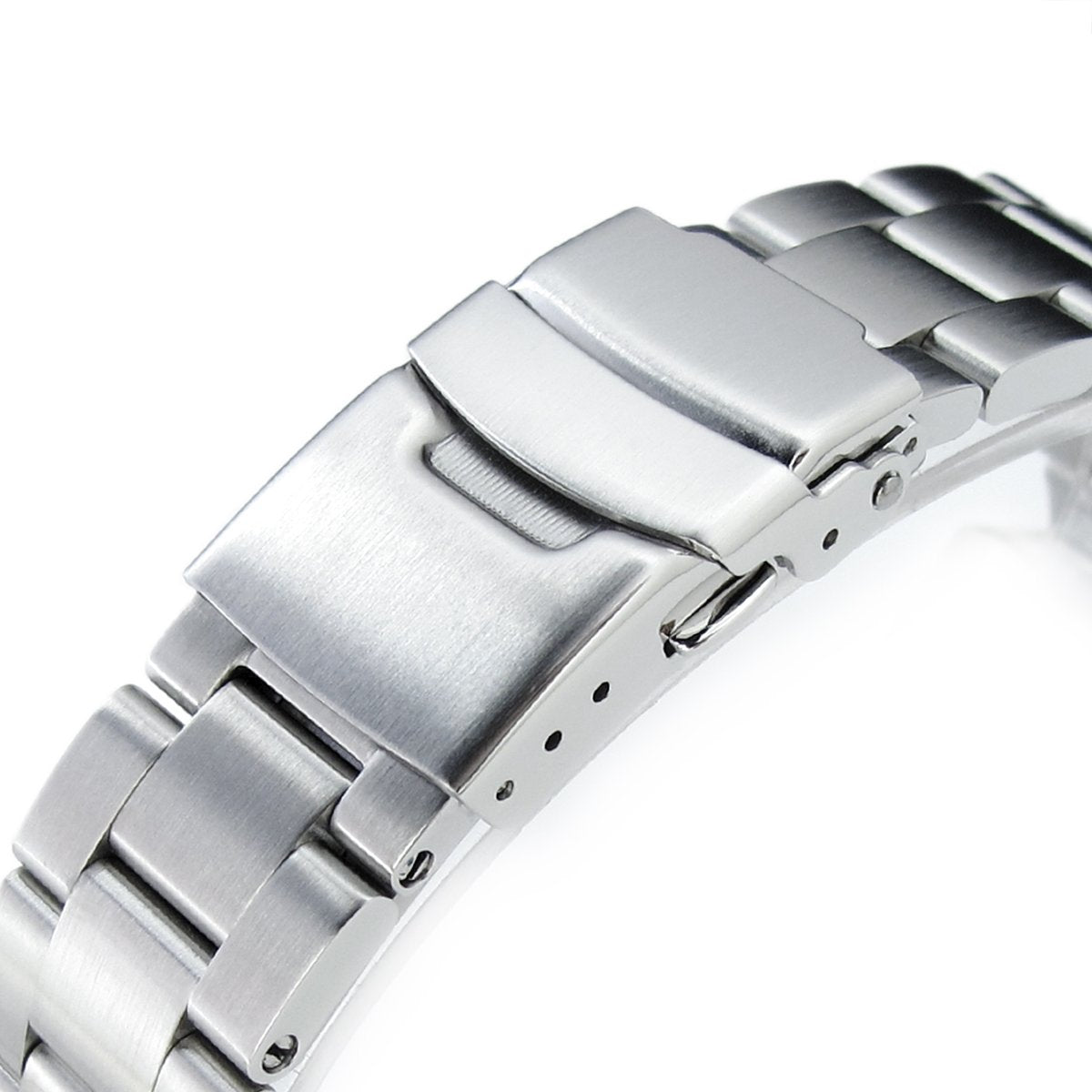 20mm Super-O Boyer 316L Stainless Steel Watch Bracelet Straight End Brushed Strapcode Watch Bands