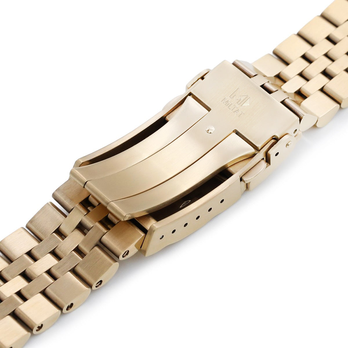 Bracciale Super-J Louis 22mm in acciaio inox dorato per Seiko Turtle SRPC44 SRP777