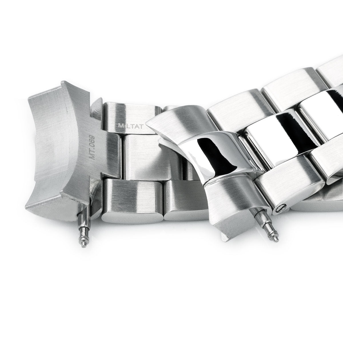 22mm Super-O Boyer 316L Stainless Steel Watch Bracelet for TUD BB, Brushed & Polished SUB Clasp Strapcode Watch Bands