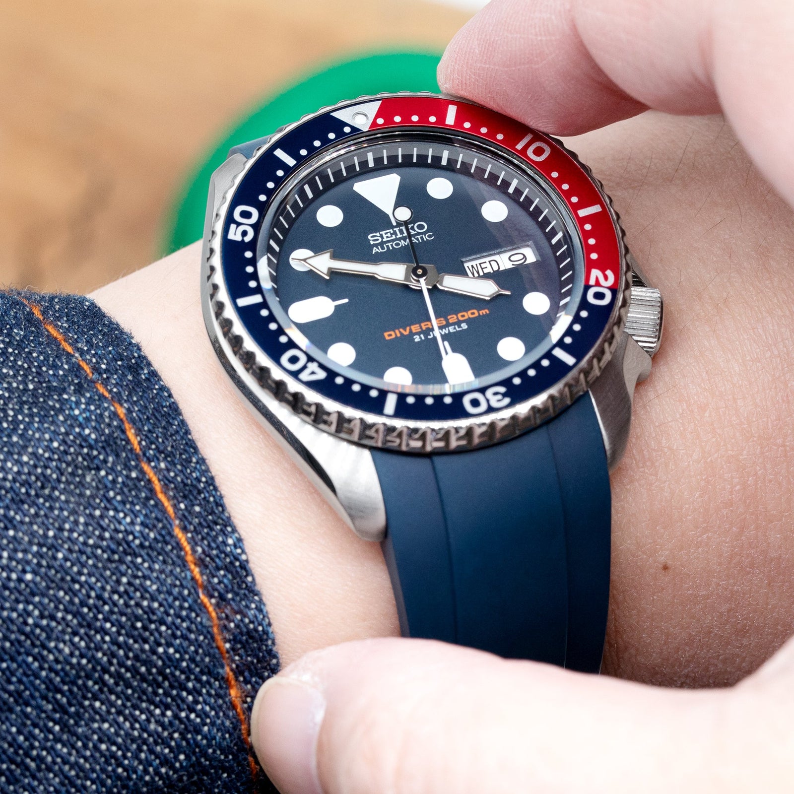 Seiko SKX009 Diver's 200m Automatic Watch Strapcode Watch Bands