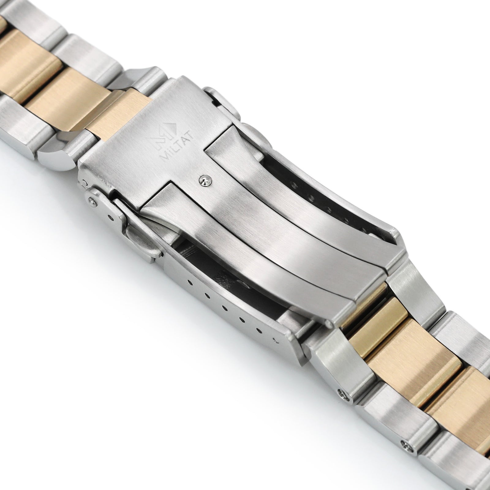Super-O Boyer 20mm Bicolor Edelstahlarmband für Seiko Alpinist SARB017 SPB155