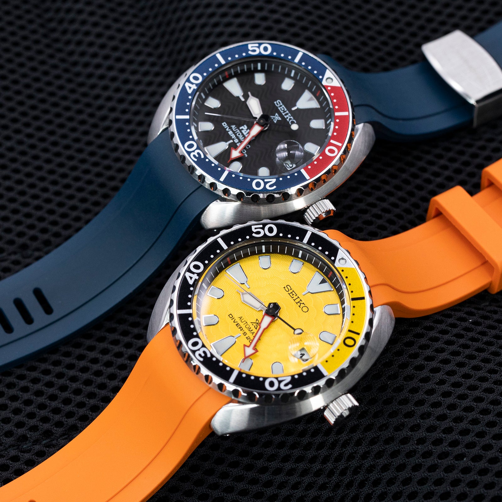 Seiko Zimbe Mini Turtles Yellow Dial SRPD19 Limited Edition Strapcode Watch Bands