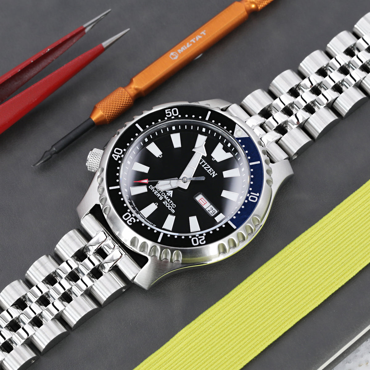 Citizen Promaster NY0111-11E Fugu, Strapcode watch bands