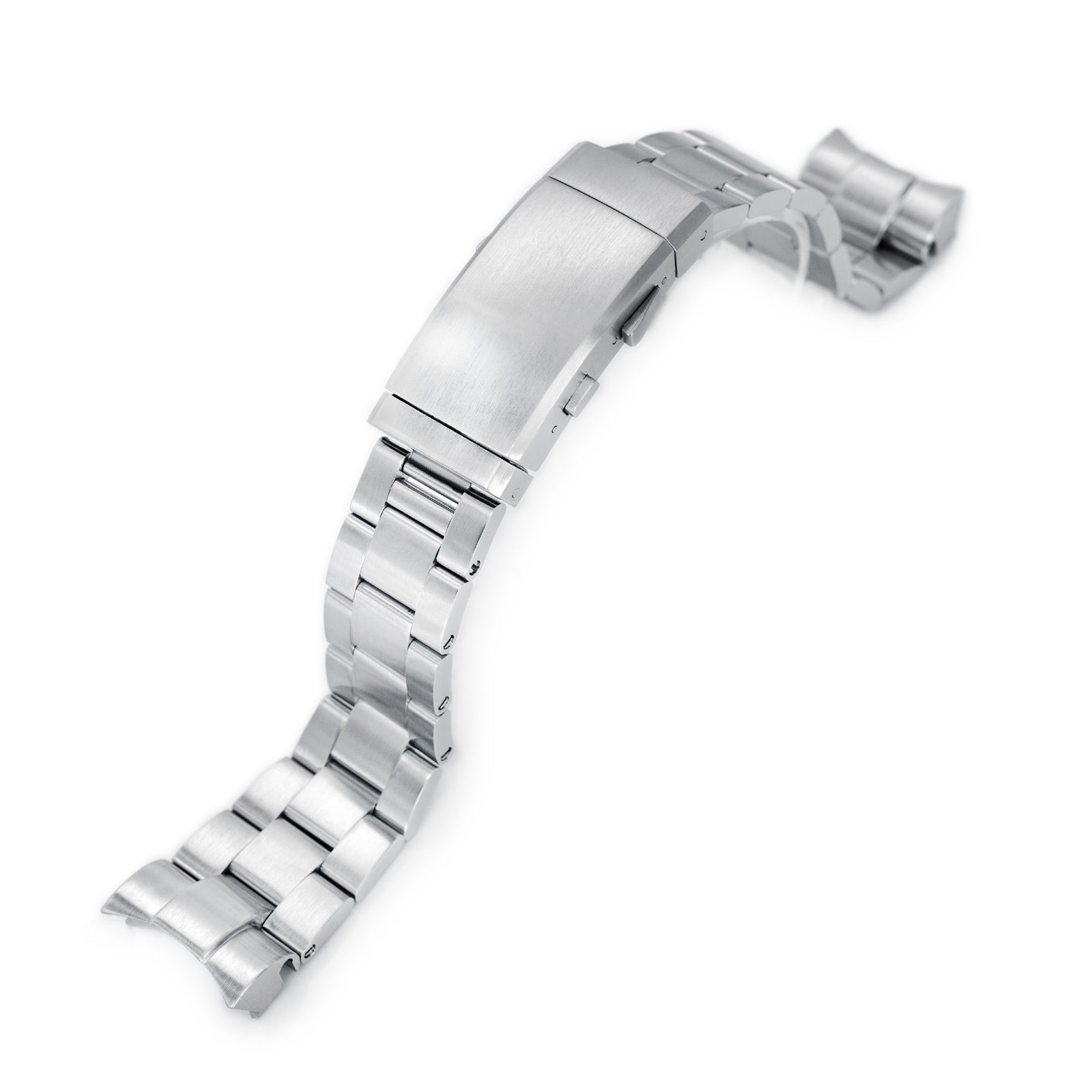22mm Super-O Boyer Watch Band for TUD BB, 316L Stainless Steel Wetsuit Ratchet Buckle Brushed Strapcode Watch Bands
