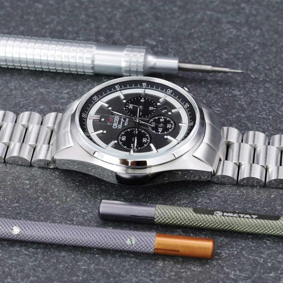 Orient Panda Neo 70s Chronograph WV0041TX Strapcode Watch Bands